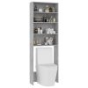 Washing Machine Cabinet 64x24x190 cm – Concrete Grey