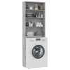 Washing Machine Cabinet 64x24x190 cm – Concrete Grey