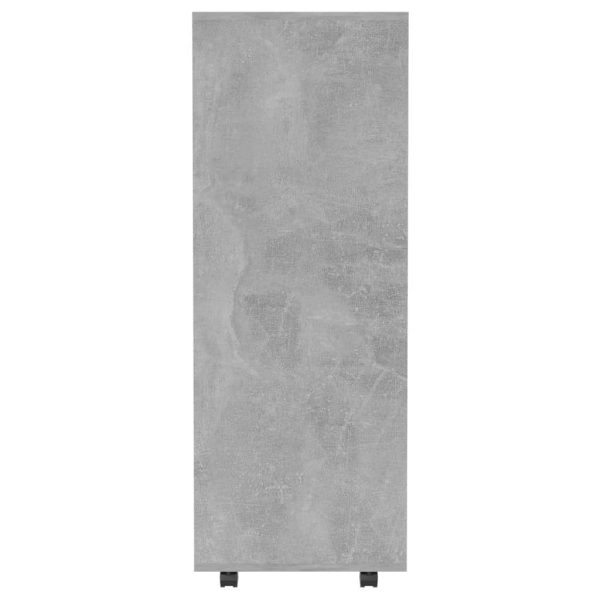 Wardrobe 80x40x110 cm Engineered Wood – Concrete Grey