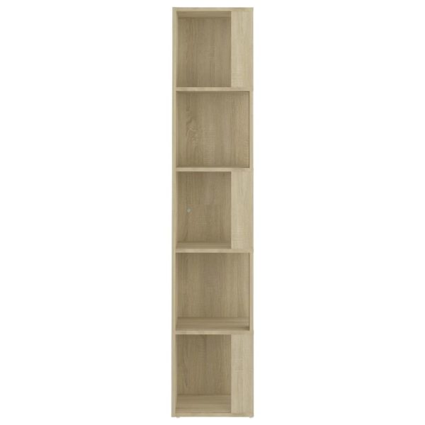 Corner Cabinet Engineered Wood – 33x33x164.5 cm, Sonoma oak