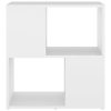 Book Cabinet 60x24x63 cm Engineered Wood – White