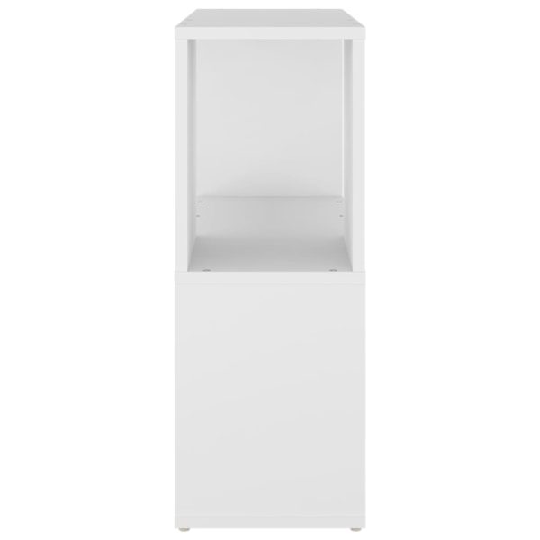 Book Cabinet 60x24x63 cm Engineered Wood – White