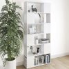 Sullivan Book Cabinet Room Divider 80x24x186 cm Engineered Wood – White