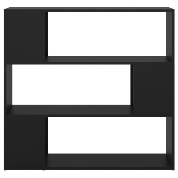 Pennsauken Book Cabinet Room Divider 100x24x94 cm – Black