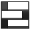 Pennsauken Book Cabinet Room Divider 100x24x94 cm – High Gloss Black