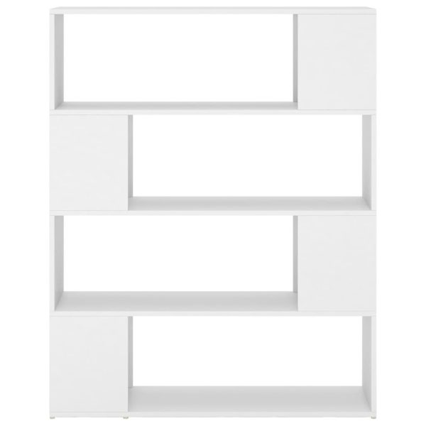Earley Book Cabinet Room Divider 100x24x124 cm – White