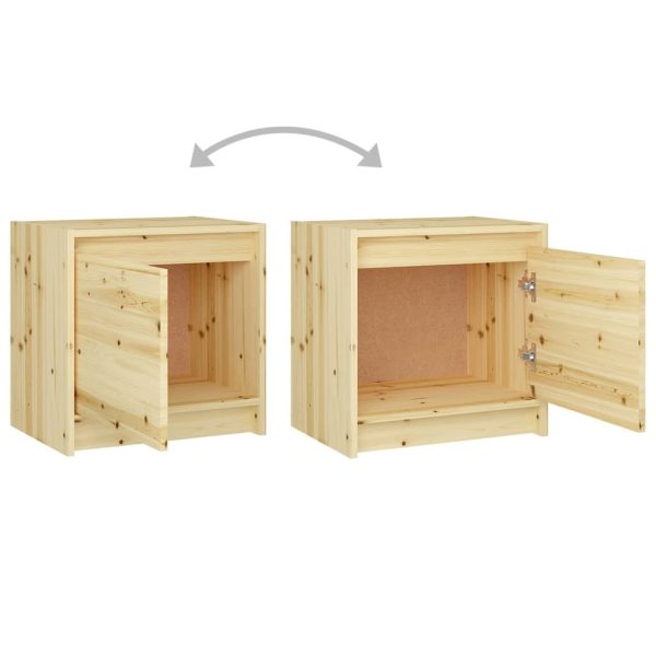 Hackettstown Bedside Cabinet 40×30.5×40 cm Solid Firwood – 1