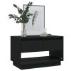 Ammanford TV Cabinet 70x41x44 cm Engineered Wood – Black