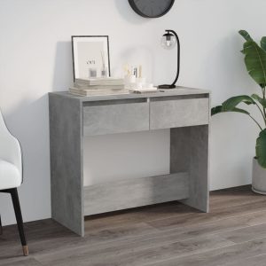 Console Table 89x41x76.5 cm Engineered Wood – Concrete Grey