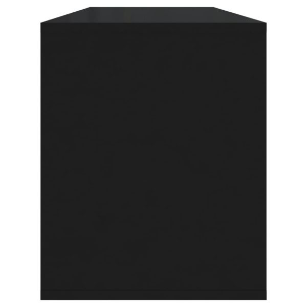 Sylvania TV Cabinet 130x35x50 cm Engineered Wood – Black