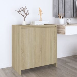 Sideboard 70x40x75 cm Engineered Wood – Sonoma oak
