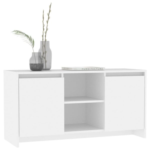 Holden TV Cabinet 102×37.5×52.5 cm Engineered Wood – White
