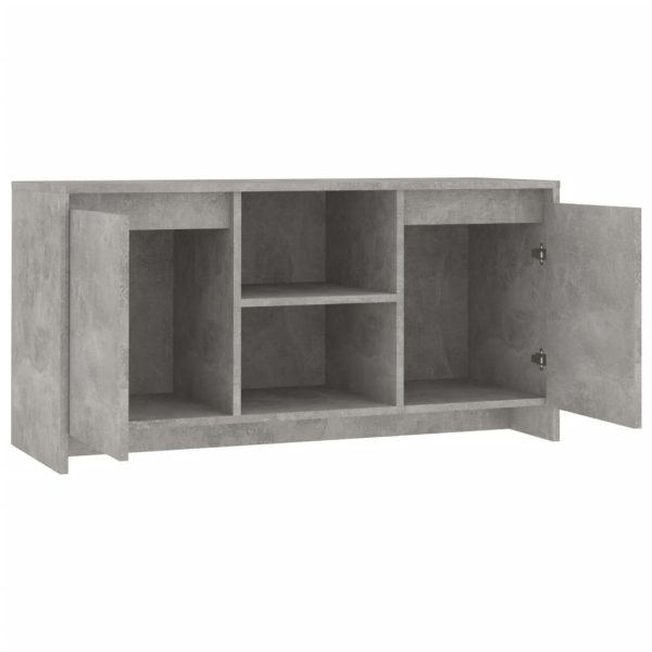 Holden TV Cabinet 102×37.5×52.5 cm Engineered Wood – Concrete Grey