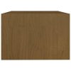 Coffee Table 75x50x33.5 cm Solid Pinewood – Honey Brown