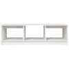 Coffee Table 110x50x34 cm Solid Pinewood – White