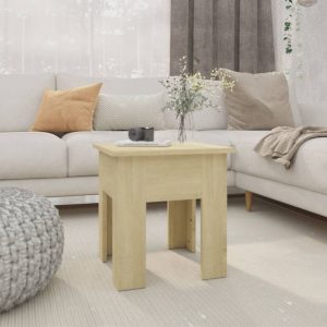 Coffee Table 40x40x42 cm Engineered Wood – Sonoma oak