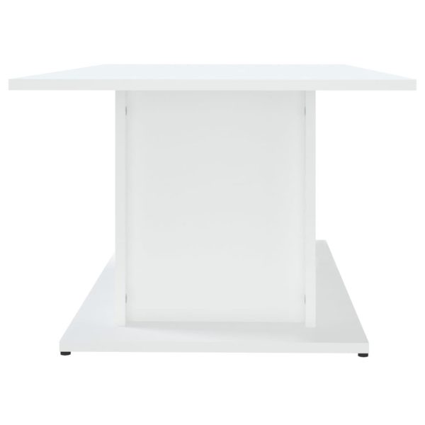 Coffee Table 102×55.5×40 cm Engineered Wood – White