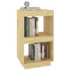 Book Cabinet Solid Pinewood – 40x35x71 cm, Brown