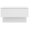 Angus Wall-mounted Bedside Cabinet – White, 2