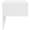 Angus Wall-mounted Bedside Cabinet – White, 2