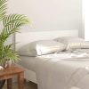 Bed Headboard 160×1.5×80 cm Engineered Wood – White