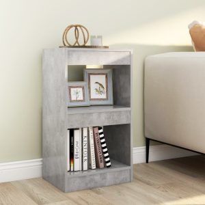 Haute Book Cabinet/Room Divider 40x30x72 cm – Concrete Grey
