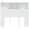 Headboard Cabinet 120x19x103.5 cm – White