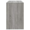 Desk 101x50x76.5 cm Engineered Wood – Grey Sonoma