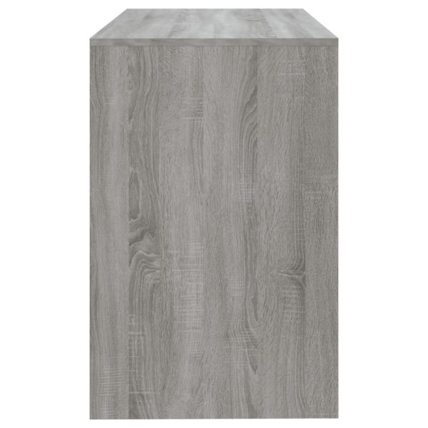 Desk 101x50x76.5 cm Engineered Wood – Grey Sonoma