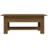 Coffee Table 102x55x42 cm Engineered Wood – Brown Oak