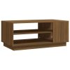 Coffee Table 102x55x43 cm Engineered Wood – Brown Oak