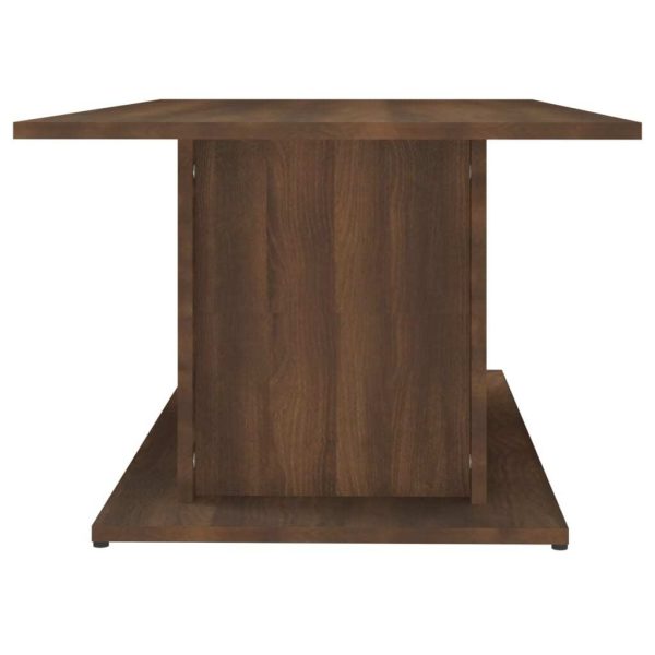 Coffee Table 102×55.5×40 cm Engineered Wood – Brown Oak