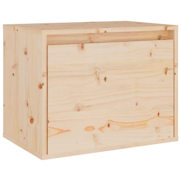 Wall Cabinet 45x30x35 cm Solid Wood Pine