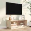 Olean TV Cabinet 90x35x35 cm Solid Wood Pine – Brown