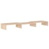 Birstall Monitor Stand Solid Wood Pine – Brown, 80x24x10.5 cm