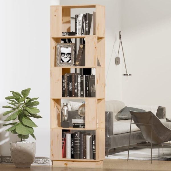 Adelphi Book Cabinet/Room Divider 51x25x163.5 cm Solid Wood Pine