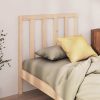 Bed Headboard Solid Wood Pine – 96x4x100 cm, Brown