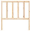 Bed Headboard Solid Wood Pine – 96x4x100 cm, Brown