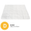 Deluxe 260GSM Eco-Silk Touch Quilt – DOUBLE