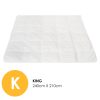 Deluxe 260GSM Eco-Silk Touch Quilt – KING