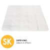 Deluxe 260GSM Eco-Silk Touch Quilt – SUPER KING
