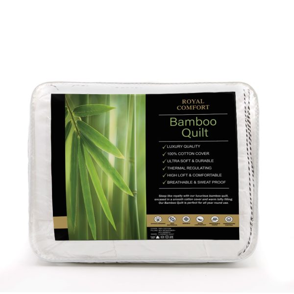 Royal Comfort Luxury Bamboo 250GSM Quilt – SINGLE