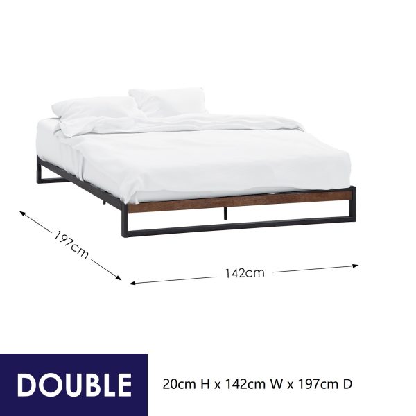 Florence Metal bed base – DOUBLE