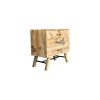 Titusville 3 Drawers Bedside Table Ozzy Colour