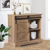 Buffet Sideboard Cabinet Single Sliding Doors Kitchen Storage Cupboard