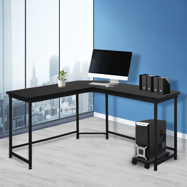 Corner Computer Desk L-Shaped Student Home Office Study Table Workstation