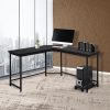 Corner Computer Desk L-Shaped Student Home Office Study Table Workstation