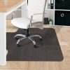 Chair Mat Carpet Hard Floor Protectors PVC Home Office Room Computer Work Mats No Pin – Black