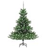 Nordmann Fir Artificial Christmas Tree LED&Ball Set Green – 210×150 cm, Gold