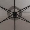 3M Outdoor Umbrella Cantilever Cover Garden Patio Beach Umbrellas Crank – Grey